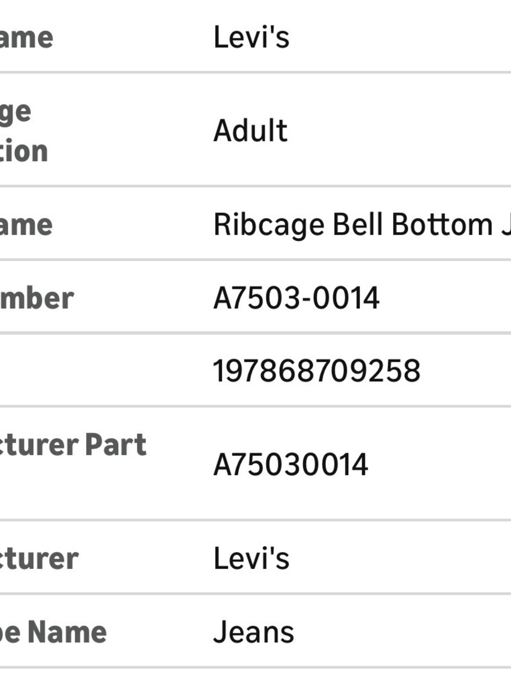Levi High-Rise Ribecage Bell Jeans - Women - in color So Nice 27 - Picture 9 of 9